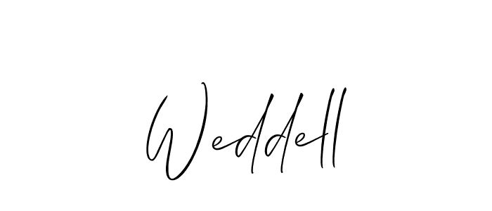 Allison_Script is a professional signature style that is perfect for those who want to add a touch of class to their signature. It is also a great choice for those who want to make their signature more unique. Get Weddell name to fancy signature for free. Weddell signature style 2 images and pictures png