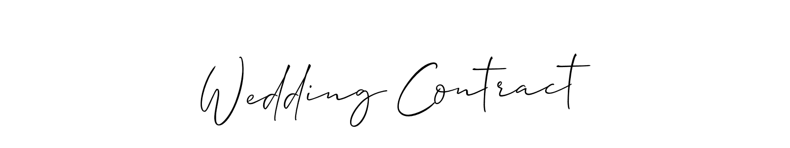 Check out images of Autograph of Wedding Contract name. Actor Wedding Contract Signature Style. Allison_Script is a professional sign style online. Wedding Contract signature style 2 images and pictures png