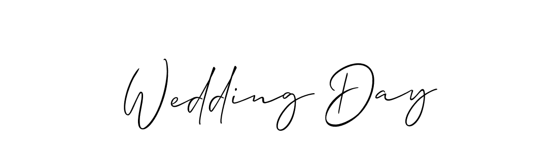 Use a signature maker to create a handwritten signature online. With this signature software, you can design (Allison_Script) your own signature for name Wedding Day. Wedding Day signature style 2 images and pictures png