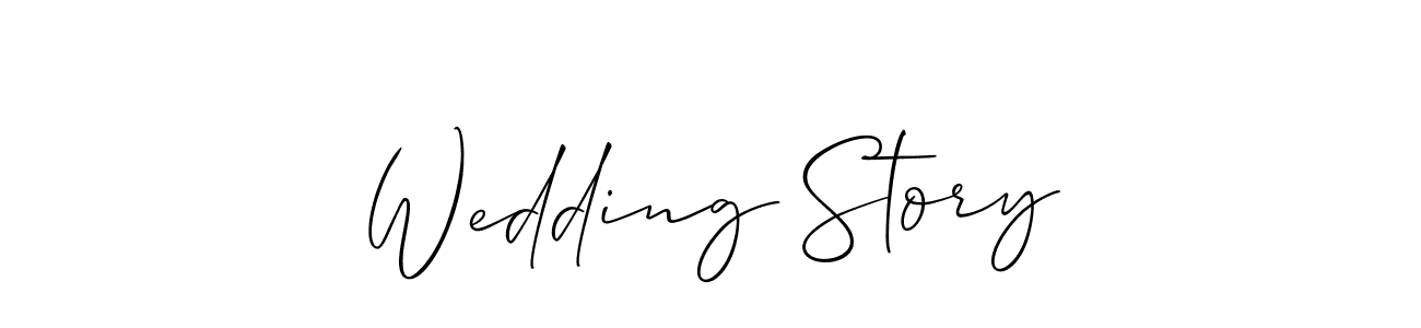 This is the best signature style for the Wedding Story name. Also you like these signature font (Allison_Script). Mix name signature. Wedding Story signature style 2 images and pictures png