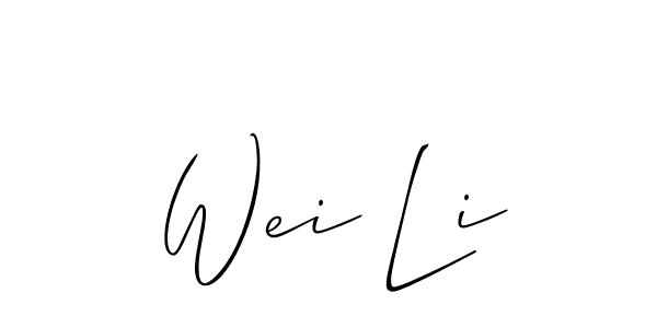 Similarly Allison_Script is the best handwritten signature design. Signature creator online .You can use it as an online autograph creator for name Wei Li. Wei Li signature style 2 images and pictures png