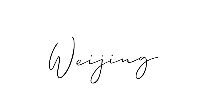 Weijing stylish signature style. Best Handwritten Sign (Allison_Script) for my name. Handwritten Signature Collection Ideas for my name Weijing. Weijing signature style 2 images and pictures png