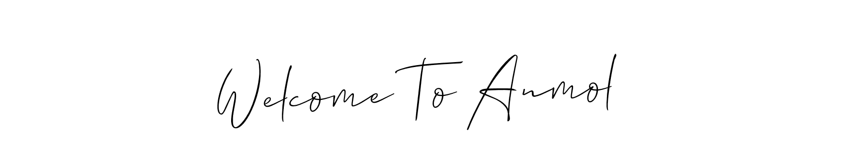 Check out images of Autograph of Welcome To Anmol  name. Actor Welcome To Anmol  Signature Style. Allison_Script is a professional sign style online. Welcome To Anmol  signature style 2 images and pictures png