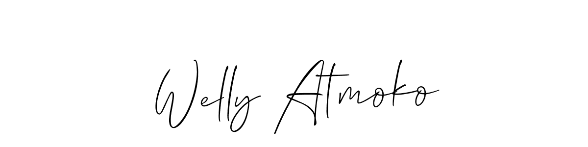 It looks lik you need a new signature style for name Welly Atmoko. Design unique handwritten (Allison_Script) signature with our free signature maker in just a few clicks. Welly Atmoko signature style 2 images and pictures png