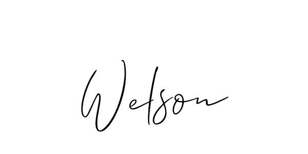 You can use this online signature creator to create a handwritten signature for the name Welson. This is the best online autograph maker. Welson signature style 2 images and pictures png