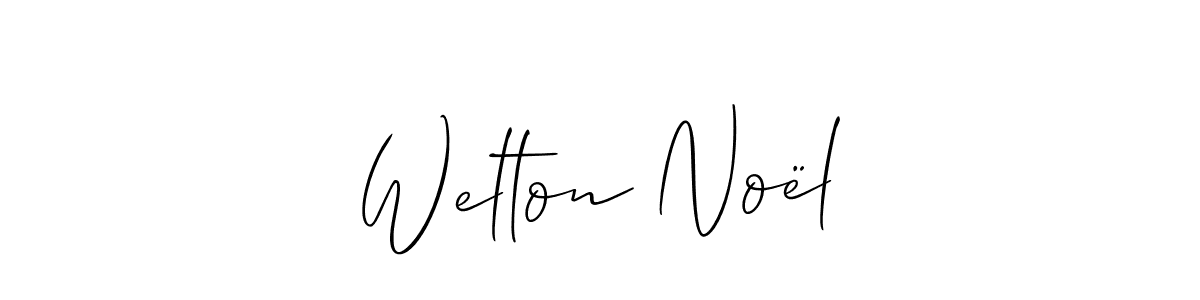 Best and Professional Signature Style for Welton Noël. Allison_Script Best Signature Style Collection. Welton Noël signature style 2 images and pictures png