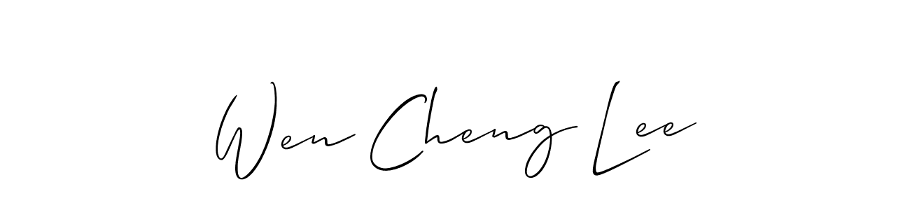 You can use this online signature creator to create a handwritten signature for the name Wen Cheng Lee. This is the best online autograph maker. Wen Cheng Lee signature style 2 images and pictures png