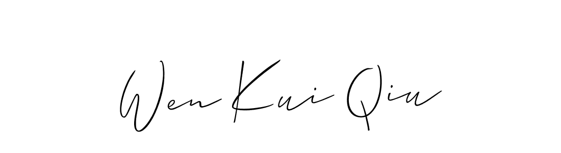 81+ Wen Kui Qiu Name Signature Style Ideas | First-Class Electronic Sign