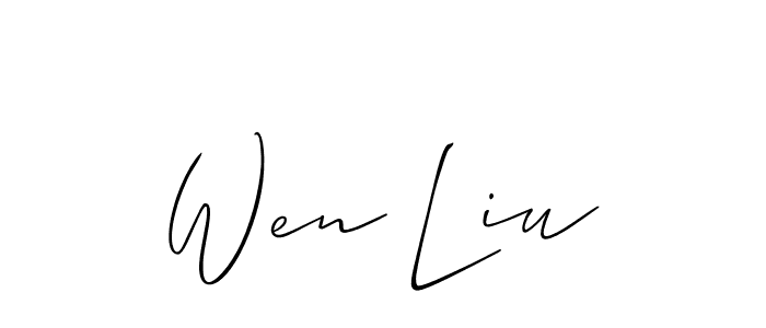 Here are the top 10 professional signature styles for the name Wen Liu. These are the best autograph styles you can use for your name. Wen Liu signature style 2 images and pictures png