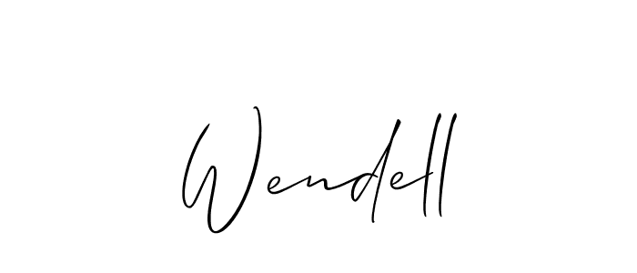 Once you've used our free online signature maker to create your best signature Allison_Script style, it's time to enjoy all of the benefits that Wendell name signing documents. Wendell signature style 2 images and pictures png