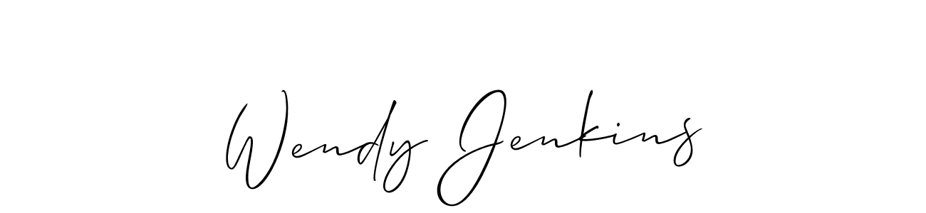 This is the best signature style for the Wendy Jenkins name. Also you like these signature font (Allison_Script). Mix name signature. Wendy Jenkins signature style 2 images and pictures png