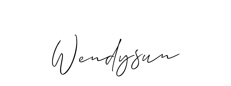 This is the best signature style for the Wendysun name. Also you like these signature font (Allison_Script). Mix name signature. Wendysun signature style 2 images and pictures png
