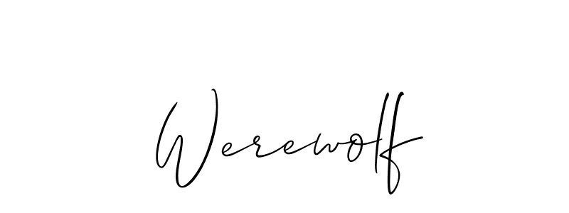 Also You can easily find your signature by using the search form. We will create Werewolf name handwritten signature images for you free of cost using Allison_Script sign style. Werewolf signature style 2 images and pictures png