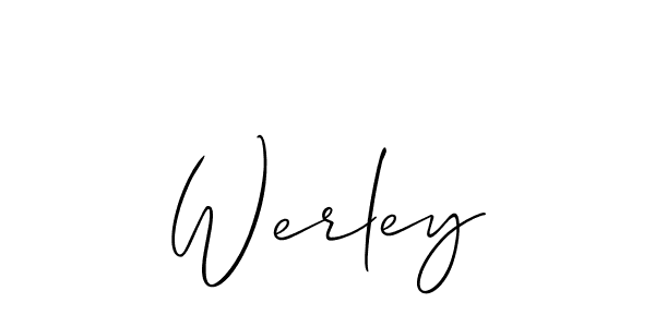 See photos of Werley official signature by Spectra . Check more albums & portfolios. Read reviews & check more about Allison_Script font. Werley signature style 2 images and pictures png