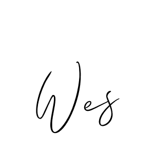 Also we have Wes name is the best signature style. Create professional handwritten signature collection using Allison_Script autograph style. Wes signature style 2 images and pictures png