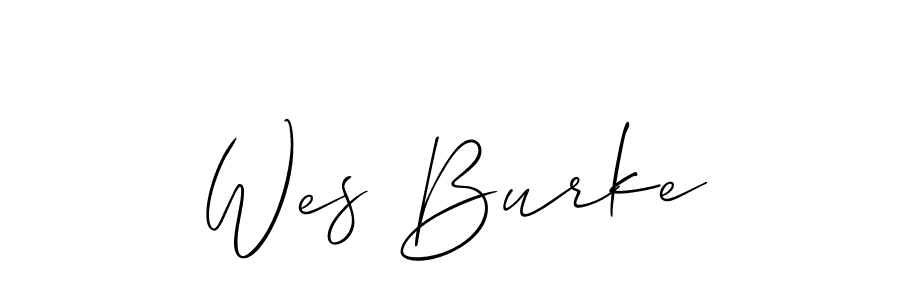 Make a beautiful signature design for name Wes Burke. Use this online signature maker to create a handwritten signature for free. Wes Burke signature style 2 images and pictures png
