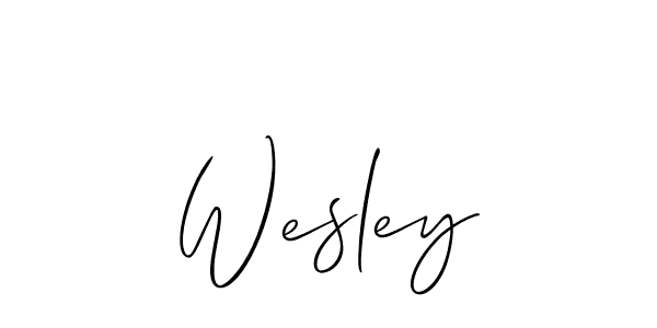 Once you've used our free online signature maker to create your best signature Allison_Script style, it's time to enjoy all of the benefits that Wesley name signing documents. Wesley signature style 2 images and pictures png