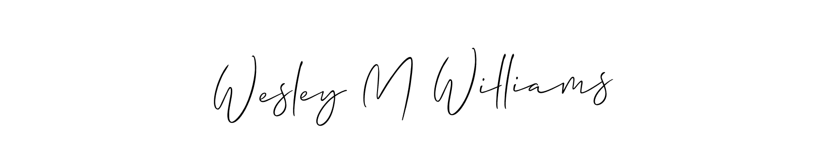 You can use this online signature creator to create a handwritten signature for the name Wesley M Williams. This is the best online autograph maker. Wesley M Williams signature style 2 images and pictures png