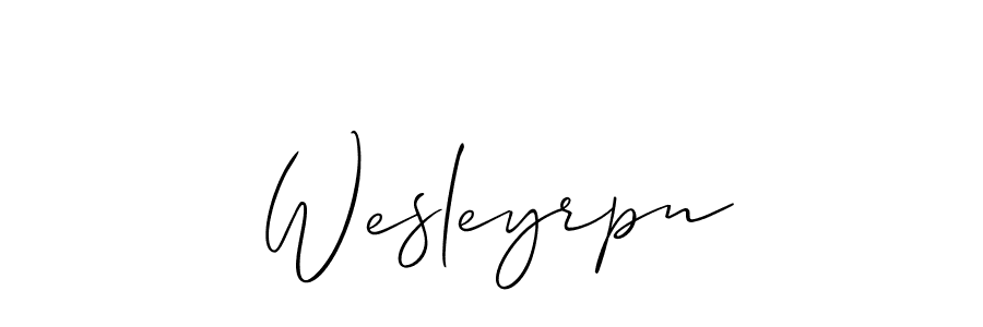 Make a short Wesleyrpn signature style. Manage your documents anywhere anytime using Allison_Script. Create and add eSignatures, submit forms, share and send files easily. Wesleyrpn signature style 2 images and pictures png