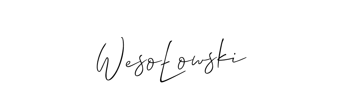 Here are the top 10 professional signature styles for the name WesoŁowski. These are the best autograph styles you can use for your name. WesoŁowski signature style 2 images and pictures png