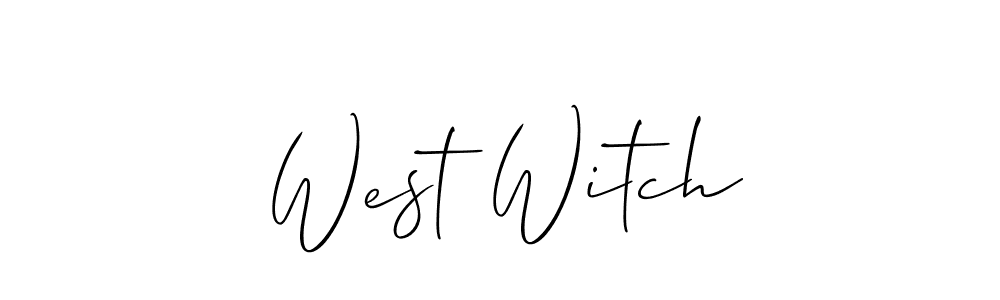 How to Draw West Witch signature style? Allison_Script is a latest design signature styles for name West Witch. West Witch signature style 2 images and pictures png