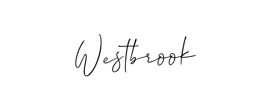 How to Draw Westbrook signature style? Allison_Script is a latest design signature styles for name Westbrook. Westbrook signature style 2 images and pictures png