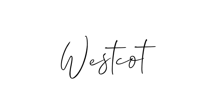 How to Draw Westcot signature style? Allison_Script is a latest design signature styles for name Westcot. Westcot signature style 2 images and pictures png
