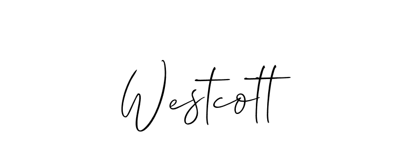 Westcott stylish signature style. Best Handwritten Sign (Allison_Script) for my name. Handwritten Signature Collection Ideas for my name Westcott. Westcott signature style 2 images and pictures png