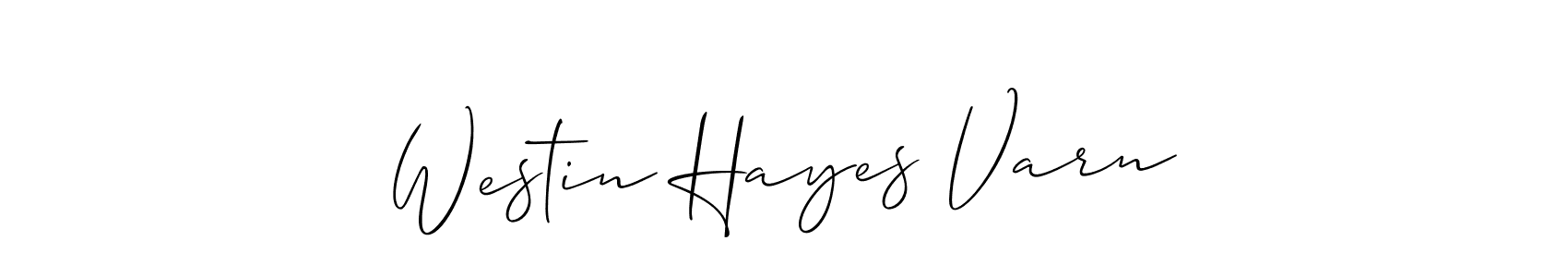 Best and Professional Signature Style for Westin Hayes Varn. Allison_Script Best Signature Style Collection. Westin Hayes Varn signature style 2 images and pictures png