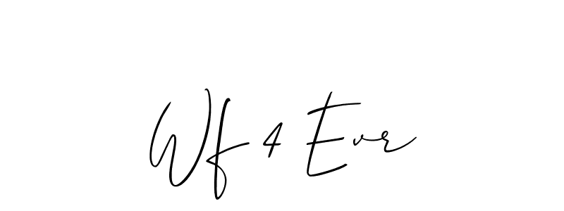 How to Draw Wf 4 Evr signature style? Allison_Script is a latest design signature styles for name Wf 4 Evr. Wf 4 Evr signature style 2 images and pictures png