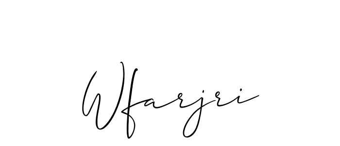 Here are the top 10 professional signature styles for the name Wfarjri. These are the best autograph styles you can use for your name. Wfarjri signature style 2 images and pictures png