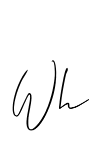 This is the best signature style for the Wh name. Also you like these signature font (Allison_Script). Mix name signature. Wh signature style 2 images and pictures png