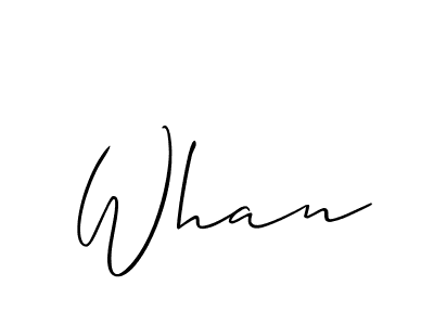 Best and Professional Signature Style for Whan. Allison_Script Best Signature Style Collection. Whan signature style 2 images and pictures png