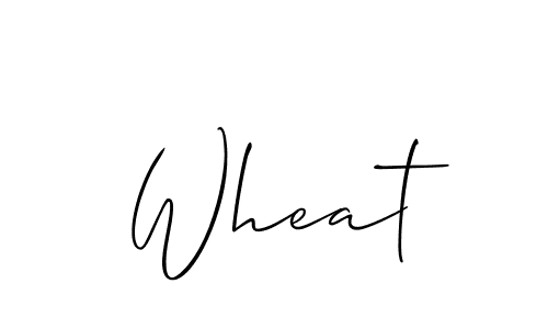 Also we have Wheat name is the best signature style. Create professional handwritten signature collection using Allison_Script autograph style. Wheat signature style 2 images and pictures png