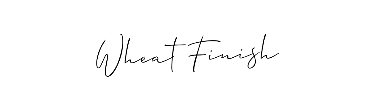 Once you've used our free online signature maker to create your best signature Allison_Script style, it's time to enjoy all of the benefits that Wheat Finish name signing documents. Wheat Finish signature style 2 images and pictures png