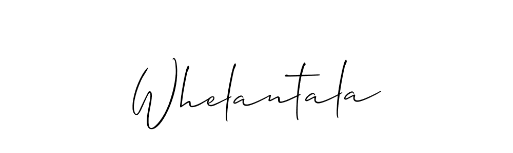 Best and Professional Signature Style for Whelantala. Allison_Script Best Signature Style Collection. Whelantala signature style 2 images and pictures png