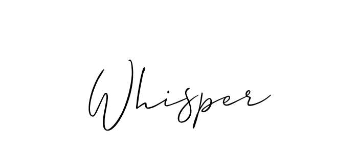 Once you've used our free online signature maker to create your best signature Allison_Script style, it's time to enjoy all of the benefits that Whisper name signing documents. Whisper signature style 2 images and pictures png