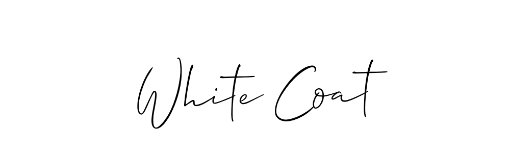 Check out images of Autograph of White Coat name. Actor White Coat Signature Style. Allison_Script is a professional sign style online. White Coat signature style 2 images and pictures png