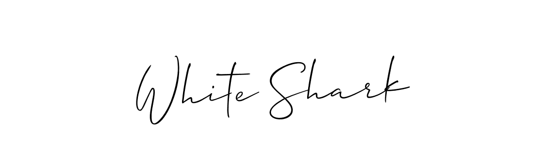 Also You can easily find your signature by using the search form. We will create White Shark name handwritten signature images for you free of cost using Allison_Script sign style. White Shark signature style 2 images and pictures png