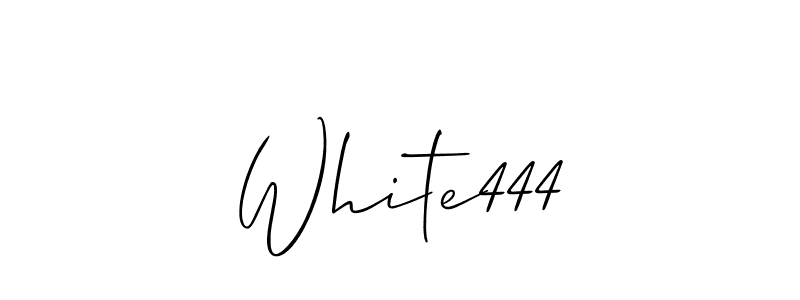 White444 stylish signature style. Best Handwritten Sign (Allison_Script) for my name. Handwritten Signature Collection Ideas for my name White444. White444 signature style 2 images and pictures png