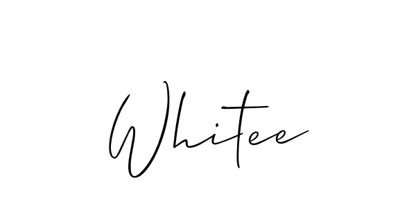 Make a beautiful signature design for name Whitee. Use this online signature maker to create a handwritten signature for free. Whitee signature style 2 images and pictures png