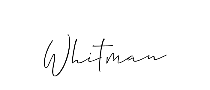 Once you've used our free online signature maker to create your best signature Allison_Script style, it's time to enjoy all of the benefits that Whitman name signing documents. Whitman signature style 2 images and pictures png