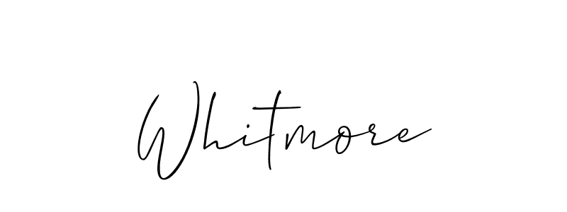 Similarly Allison_Script is the best handwritten signature design. Signature creator online .You can use it as an online autograph creator for name Whitmore. Whitmore signature style 2 images and pictures png