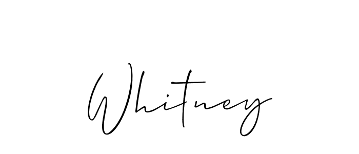 Make a short Whitney signature style. Manage your documents anywhere anytime using Allison_Script. Create and add eSignatures, submit forms, share and send files easily. Whitney signature style 2 images and pictures png