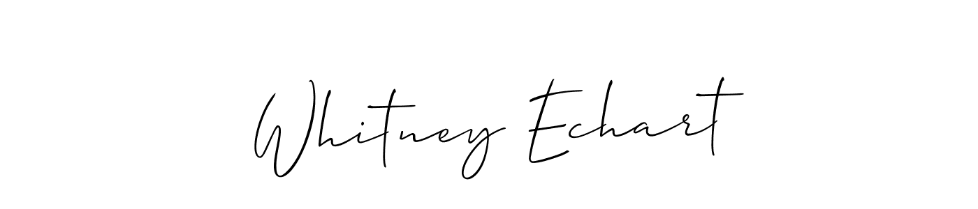 You can use this online signature creator to create a handwritten signature for the name Whitney Echart. This is the best online autograph maker. Whitney Echart signature style 2 images and pictures png