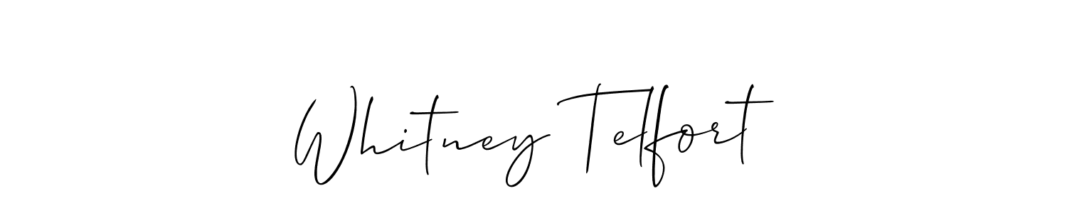 You can use this online signature creator to create a handwritten signature for the name Whitney Telfort. This is the best online autograph maker. Whitney Telfort signature style 2 images and pictures png