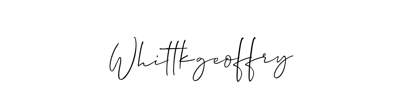 Best and Professional Signature Style for Whittkgeoffry. Allison_Script Best Signature Style Collection. Whittkgeoffry signature style 2 images and pictures png