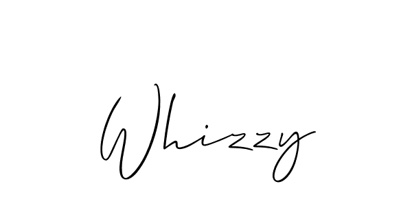 Make a beautiful signature design for name Whizzy. With this signature (Allison_Script) style, you can create a handwritten signature for free. Whizzy signature style 2 images and pictures png