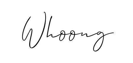 How to make Whoong name signature. Use Allison_Script style for creating short signs online. This is the latest handwritten sign. Whoong signature style 2 images and pictures png