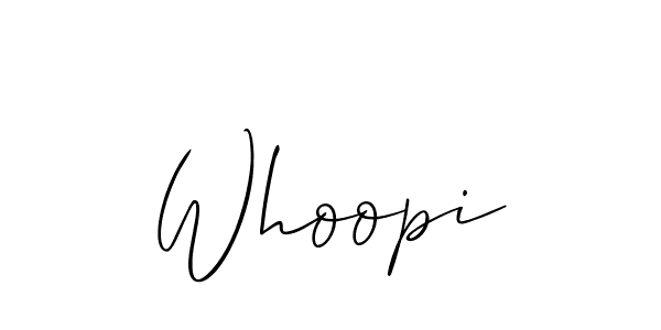 Best and Professional Signature Style for Whoopi. Allison_Script Best Signature Style Collection. Whoopi signature style 2 images and pictures png